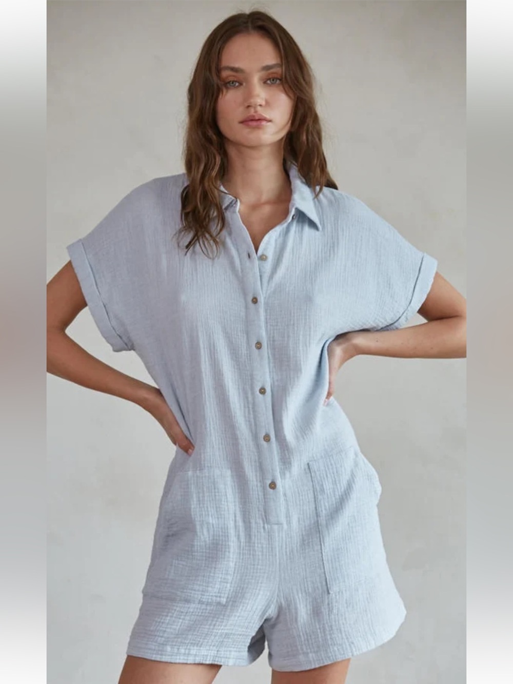 NWT Misha Woven Romper By Together